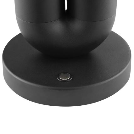 Brilliant - LED Dimbare oplaadbare tafellamp voor buiten met aanraakbediening SAYU LED/2,5W/5V 2700K 2600 mAh IP44 zwart