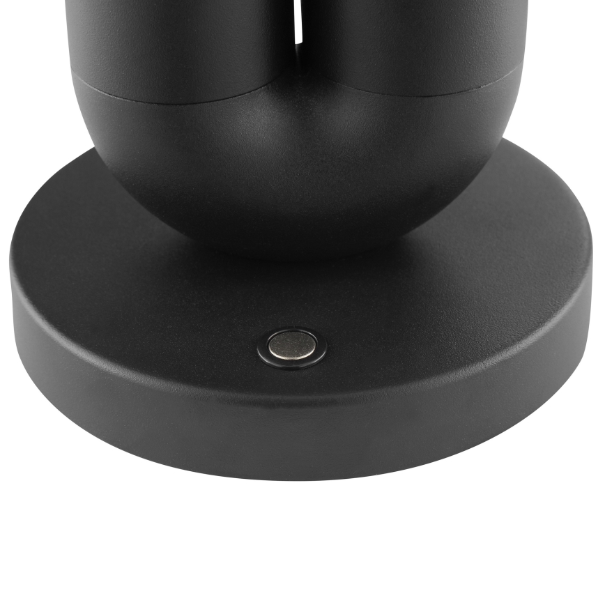 Brilliant - LED Dimbare oplaadbare tafellamp voor buiten met aanraakbediening SAYU LED/2,5W/5V 2700K 2600 mAh IP44 zwart