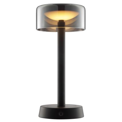 Brilliant - LED dimbare oplaadbare tafellamp voor buiten met aanraakbediening RAZOR LED/2,5W/5V 2700K 2600 mAh IP44 zwart