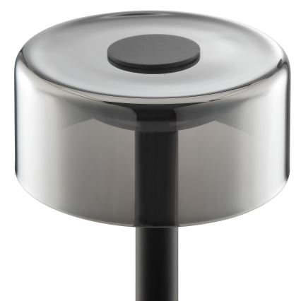 Brilliant - LED dimbare oplaadbare tafellamp voor buiten met aanraakbediening RAZOR LED/2,5W/5V 2700K 2600 mAh IP44 zwart