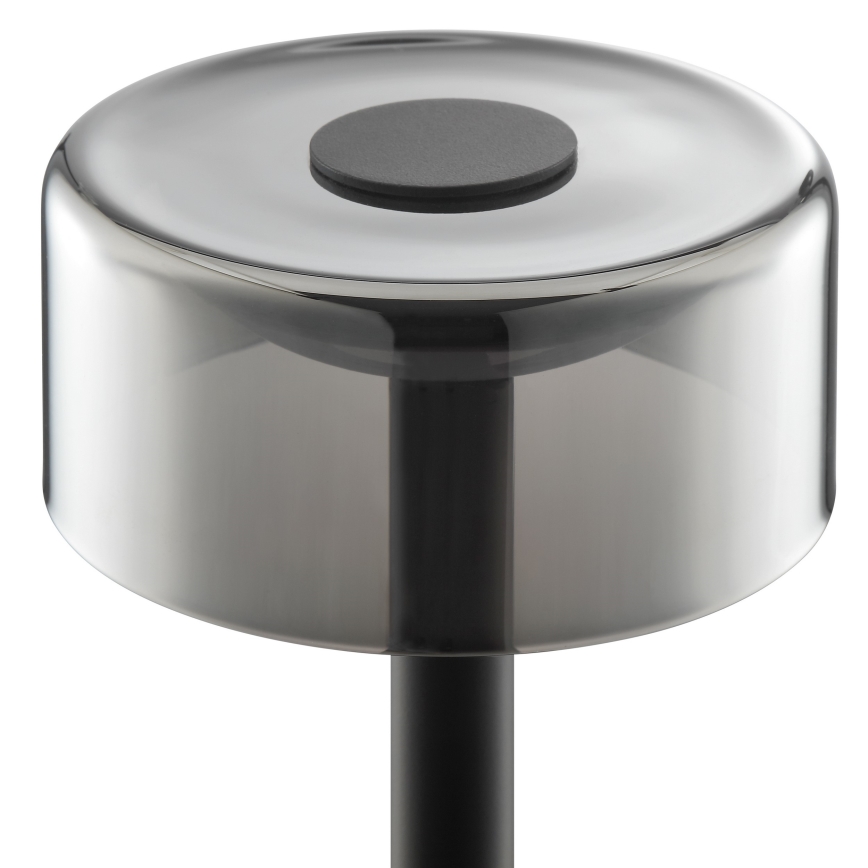 Brilliant - LED dimbare oplaadbare tafellamp voor buiten met aanraakbediening RAZOR LED/2,5W/5V 2700K 2600 mAh IP44 zwart