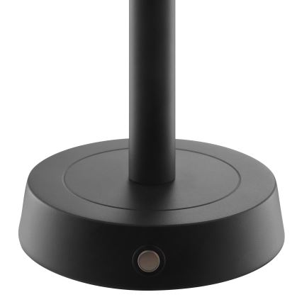 Brilliant - LED dimbare oplaadbare tafellamp voor buiten met aanraakbediening RAZOR LED/2,5W/5V 2700K 2600 mAh IP44 zwart