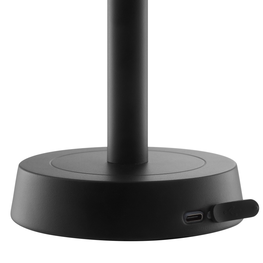 Brilliant - LED dimbare oplaadbare tafellamp voor buiten met aanraakbediening RAZOR LED/2,5W/5V 2700K 2600 mAh IP44 zwart