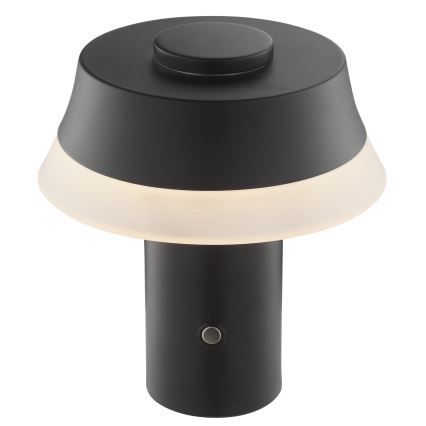 Brilliant - Dimbare oplaadbare tafellamp met aanraakbediening KINICH LED/2,5W/5V 2700K 2600 mAh zwart