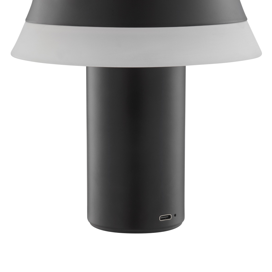 Brilliant - Dimbare oplaadbare tafellamp met aanraakbediening KINICH LED/2,5W/5V 2700K 2600 mAh zwart