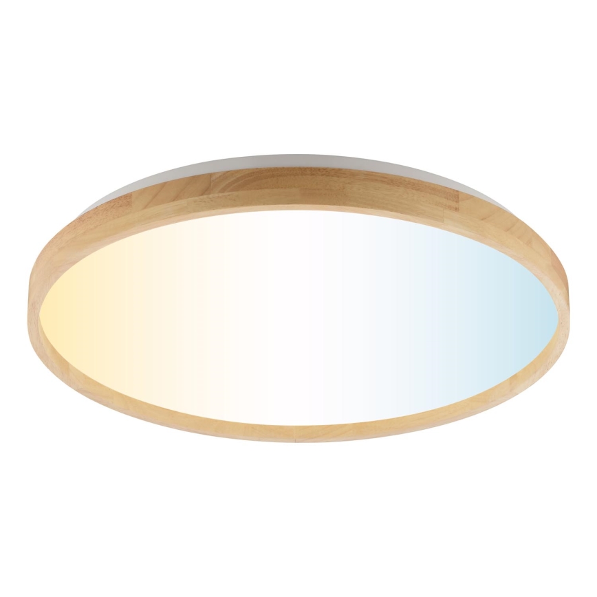Brilliant - LED Dimbare plafondlamp ALSON LED/21W/230V 3000-6500K Ø 49,5 cm rubberhout + afstandsbediening