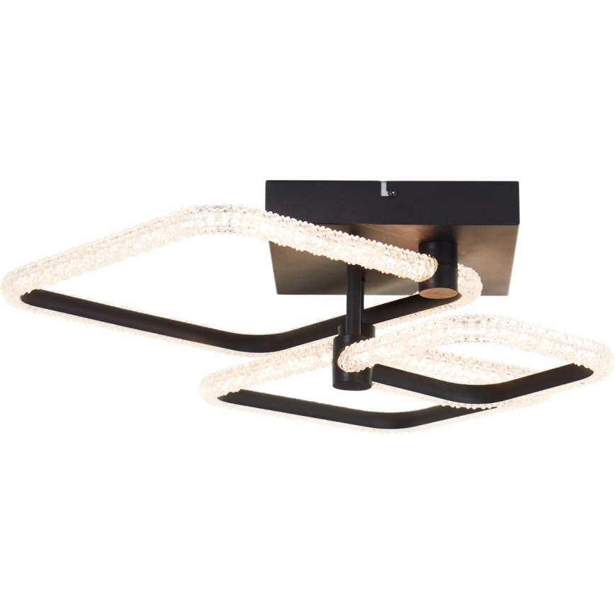 Brilliant - LED Dimbare Plafondlamp AYDIN LED/30W/230V 3000-6500K Zwart + Afstandsbediening