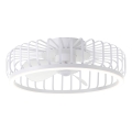 Brilliant - LED dimbare plafondlamp met ventilator CAPO LED/36W/230V 2700-6500K Ø 48 cm wit + afstandsbediening
