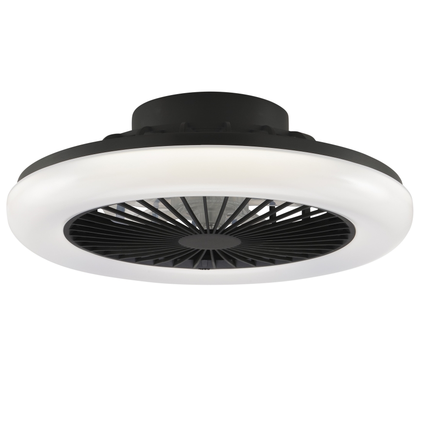Brilliant - dimbare LED-plafondlamp met ventilator MONTERO LED/20W/230V 2700-6500K Ø 42 cm zwart + afstandsbediening