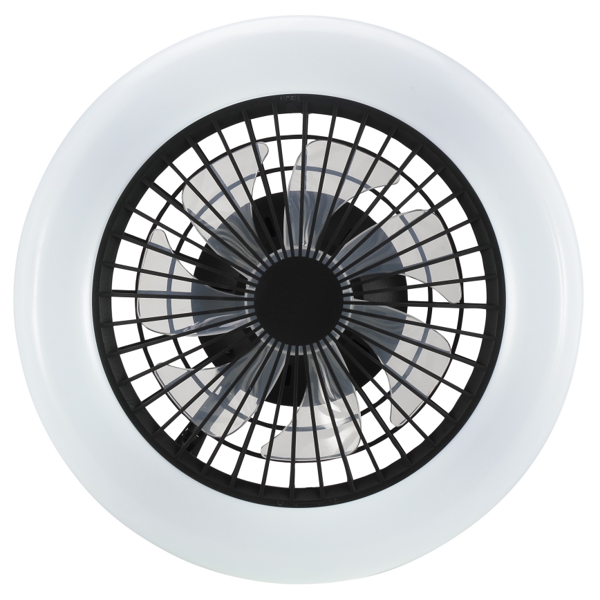 Brilliant - dimbare LED-plafondlamp met ventilator MONTERO LED/20W/230V 2700-6500K Ø 42 cm zwart + afstandsbediening