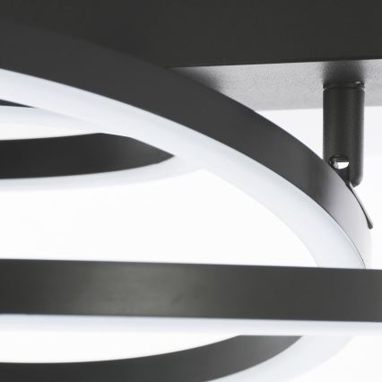 Brilliant - LED Dimbare plafondlamp PEDLEY LED/36W/230V zwart