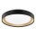 Brilliant - LED dimbare plafondlamp WALDO LED/24W/230V 3000-6500K Ø 38,5 cm zwart/goud + afstandsbediening