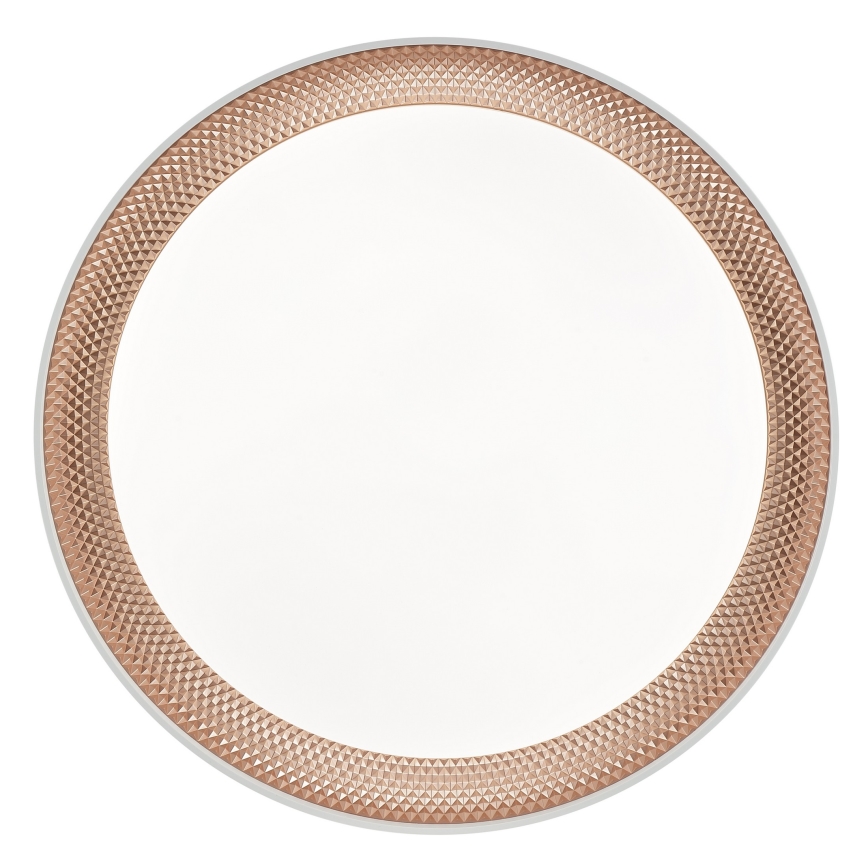 Brilliant - LED-dimbare plafondlamp WALDO LED/24W/230V 3000-6500K Ø 38,5 cm wit/roségoud + afstandsbediening