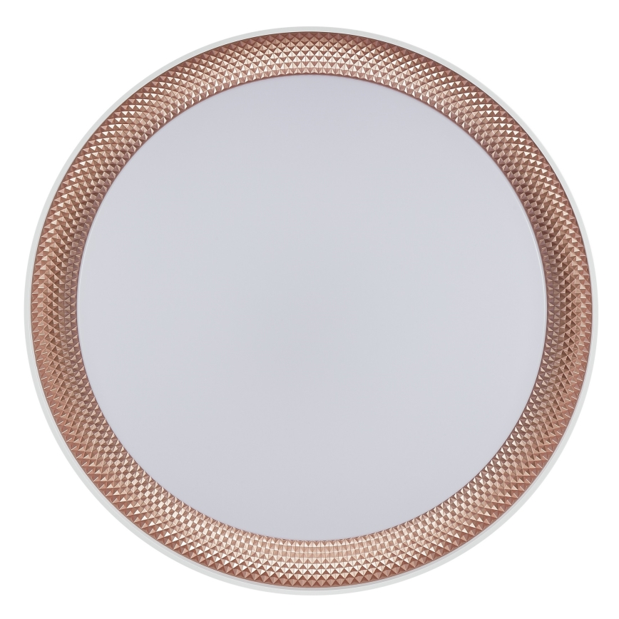 Brilliant - LED-dimbare plafondlamp WALDO LED/24W/230V 3000-6500K Ø 38,5 cm wit/roségoud + afstandsbediening