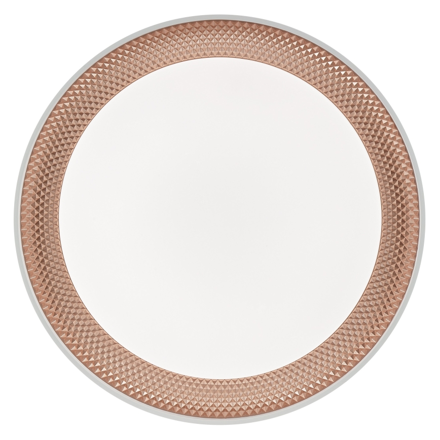 Brilliant - LED-dimbare plafondlamp WALDO LED/36W/230V 3000-6500K Ø 48,5 cm wit/roségoud + afstandsbediening