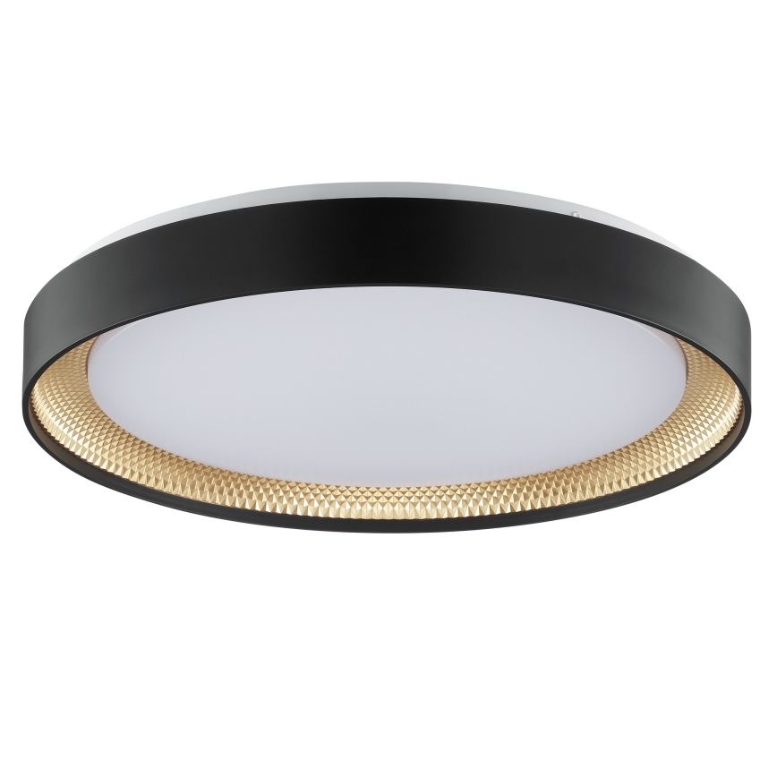 Brilliant - Dimbare LED-plafondlamp WALDO LED/36W/230V 3000-6500K Ø 48,5 cm zwart/goud + afstandsbediening
