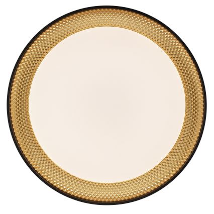 Brilliant - Dimbare LED-plafondlamp WALDO LED/36W/230V 3000-6500K Ø 48,5 cm zwart/goud + afstandsbediening
