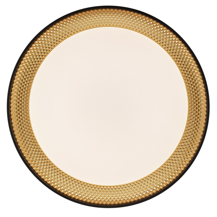 Brilliant - Dimbare LED-plafondlamp WALDO LED/36W/230V 3000-6500K Ø 48,5 cm zwart/goud + afstandsbediening