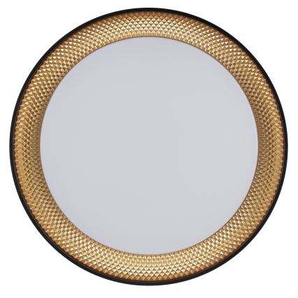 Brilliant - Dimbare LED-plafondlamp WALDO LED/36W/230V 3000-6500K Ø 48,5 cm zwart/goud + afstandsbediening