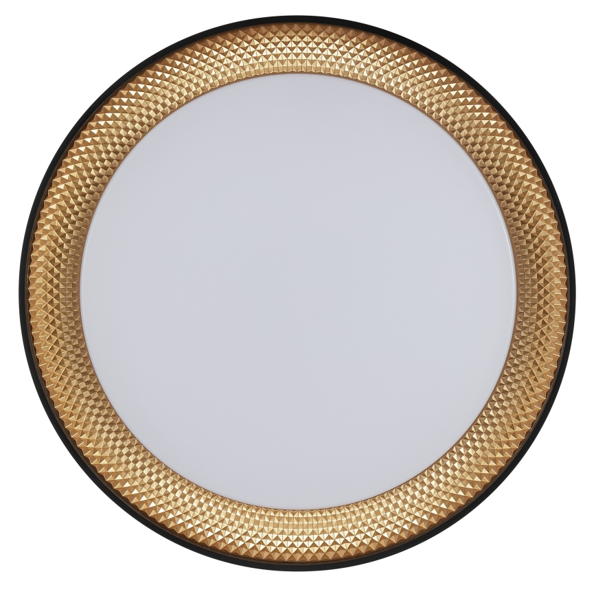 Brilliant - Dimbare LED-plafondlamp WALDO LED/36W/230V 3000-6500K Ø 48,5 cm zwart/goud + afstandsbediening