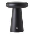 Brilliant - LED Dimbare Touch Buiten Tafel Lamp MUFFIN LED/3W/5V USB 2600 mAh IP44 zwart