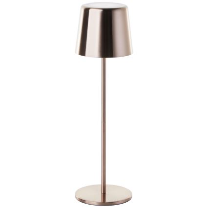 Brilliant - LED dimbare touch buitenlamp XAANA LED/4W/5V 3000/4000/6500K 2600 mAh IP44 koper