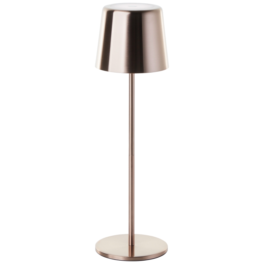 Brilliant - LED dimbare touch buitenlamp XAANA LED/4W/5V 3000/4000/6500K 2600 mAh IP44 koper