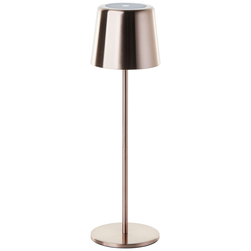 Brilliant - LED dimbare touch buitenlamp XAANA LED/4W/5V 3000/4000/6500K 2600 mAh IP44 koper