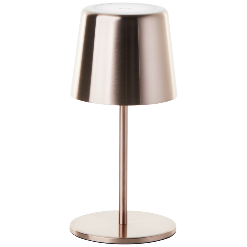 Brilliant - LED dimbare touch buitenlamp XAANA LED/4W/5V 3000/4000/6500K 2600 mAh IP44 koper