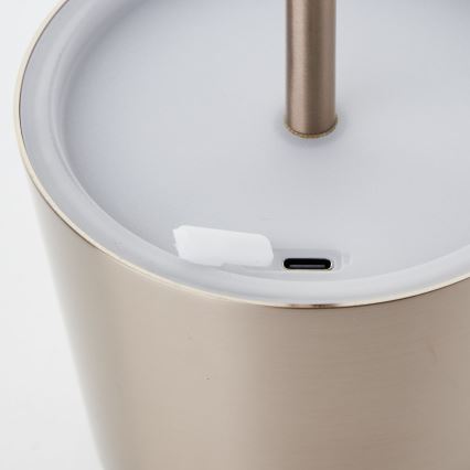 Brilliant - LED dimbare touch buitenlamp XAANA LED/4W/5V 3000/4000/6500K 2600 mAh IP44 koper