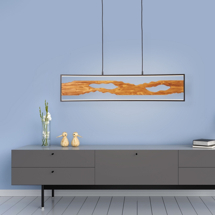 Brilliant - LED Hanglamp aan een koord CHAUMONT LED/20W/230V grenen - FSC gecertificeerd