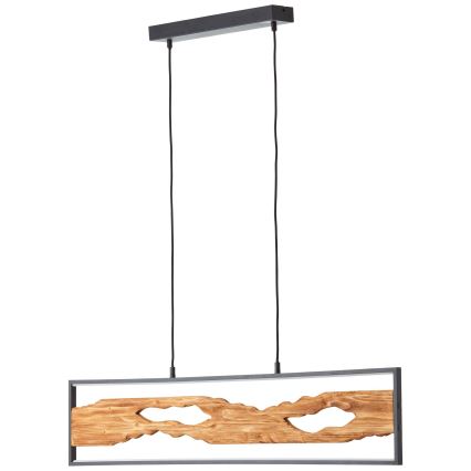 Brilliant - LED Hanglamp aan een koord CHAUMONT LED/20W/230V grenen - FSC gecertificeerd