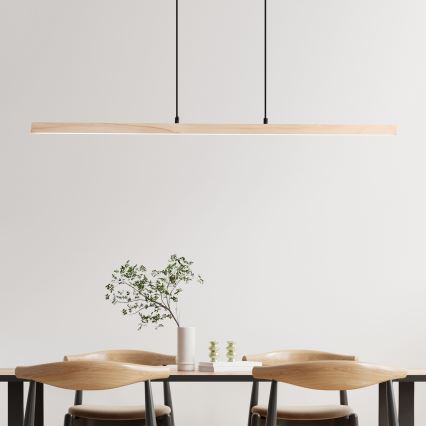 Brilliant - LED-kroonluchter aan kabel ARION LED/22W/230V grenen