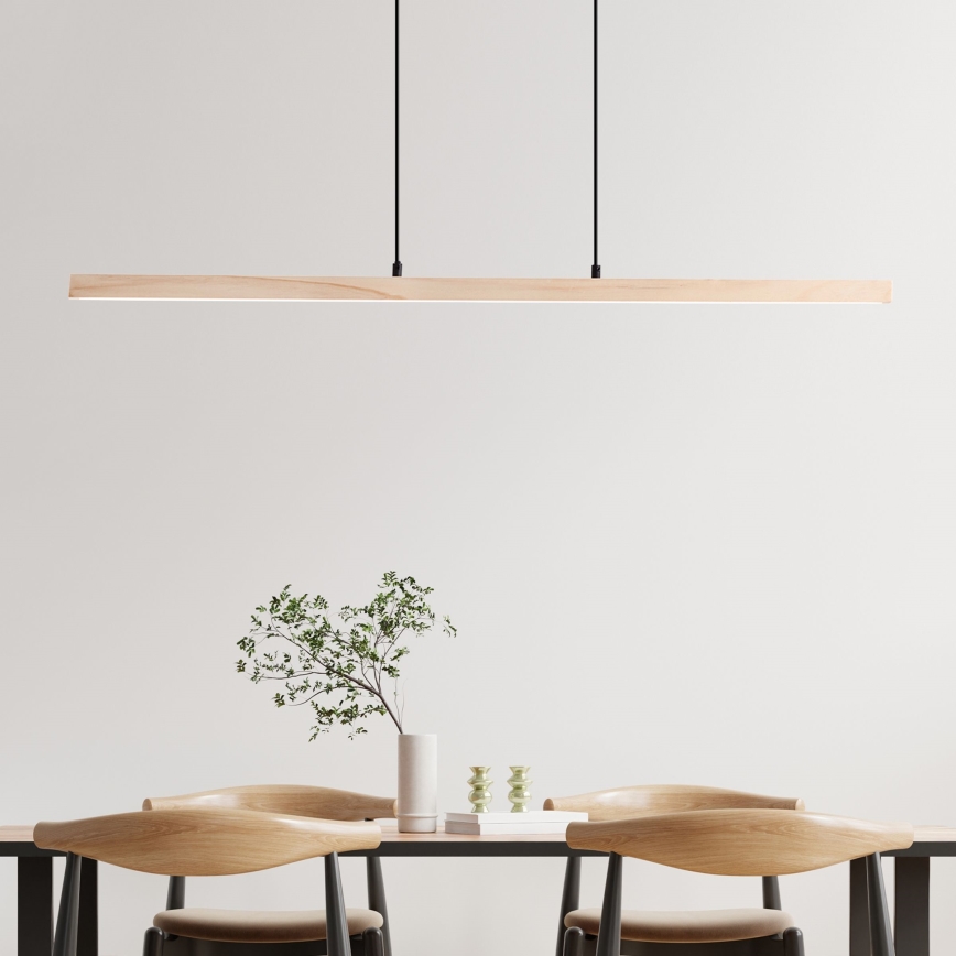 Brilliant - LED-kroonluchter aan kabel ARION LED/22W/230V grenen