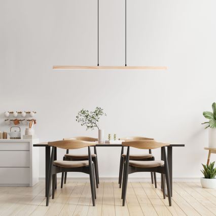 Brilliant - LED-kroonluchter aan kabel ARION LED/22W/230V grenen