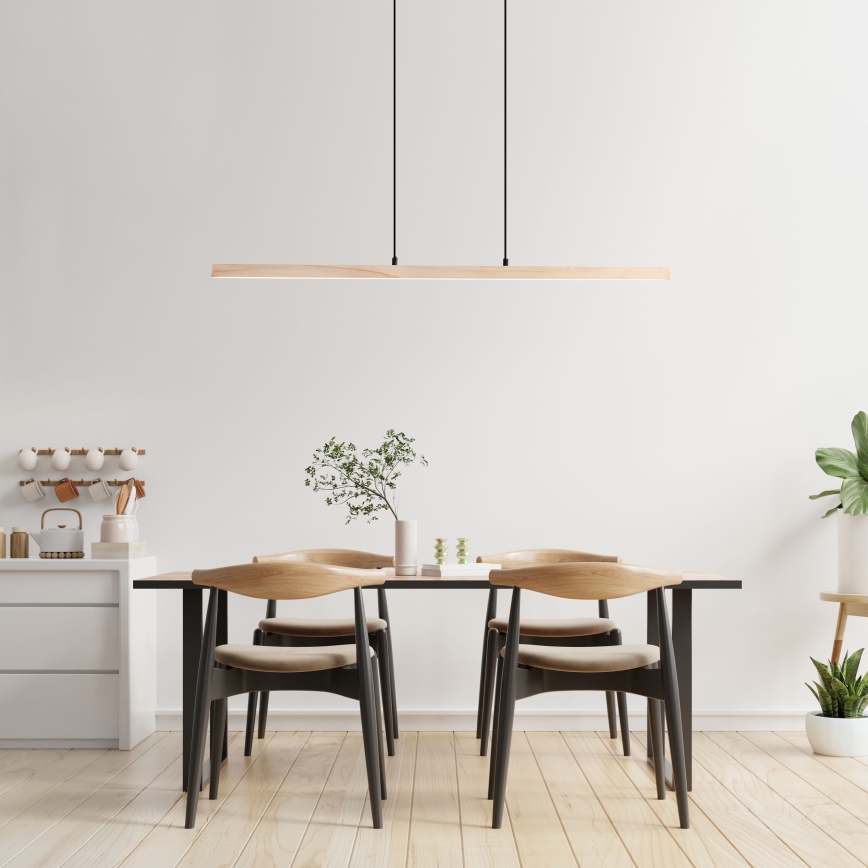Brilliant - LED-kroonluchter aan kabel ARION LED/22W/230V grenen