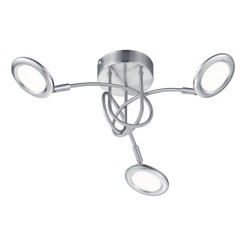 Brilliant - LED opbouwkroonluchter SESSION 3xLED/3,1W/230V 3000/4000/6500K mat chroom