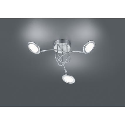 Brilliant - LED opbouwkroonluchter SESSION 3xLED/3,1W/230V 3000/4000/6500K mat chroom