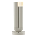 Brilliant - LED Oplaadbare dimbare buitentafellamp met aanraakbediening SAYU LED/2,5W/5V 2700K 2600 mAh IP44 grijs
