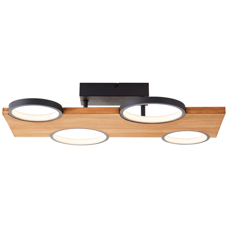 Brilliant - LED Plafondlamp CHEESY LED/28W/230V grenen - FSC gecertificeerd