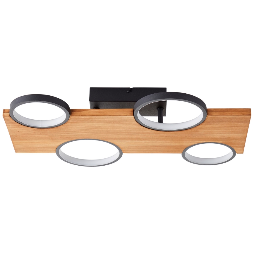 Brilliant - LED Plafondlamp CHEESY LED/28W/230V grenen - FSC gecertificeerd