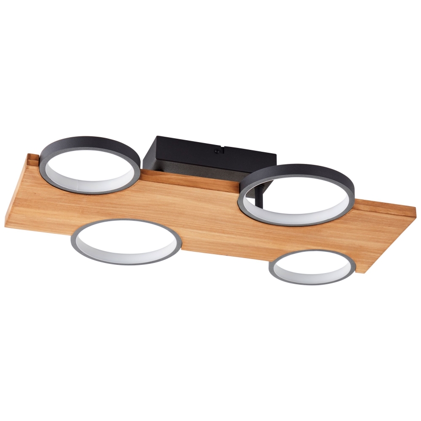 Brilliant - LED Plafondlamp CHEESY LED/28W/230V grenen - FSC gecertificeerd
