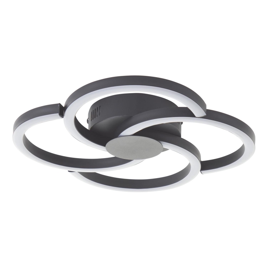 Brilliant - LED Plafondlamp FICO LED/22W/230V diameter 34 cm zwart