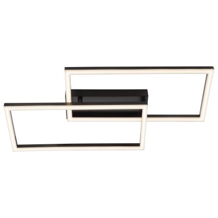 Brilliant - LED plafondlamp JORVIC LED/21W/230V 29x60 cm zwart