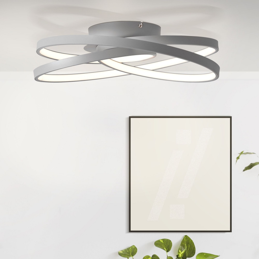 Brilliant - LED Plafondlamp LABYRINTH LED/40W/230V diameter 39,5 cm grijs