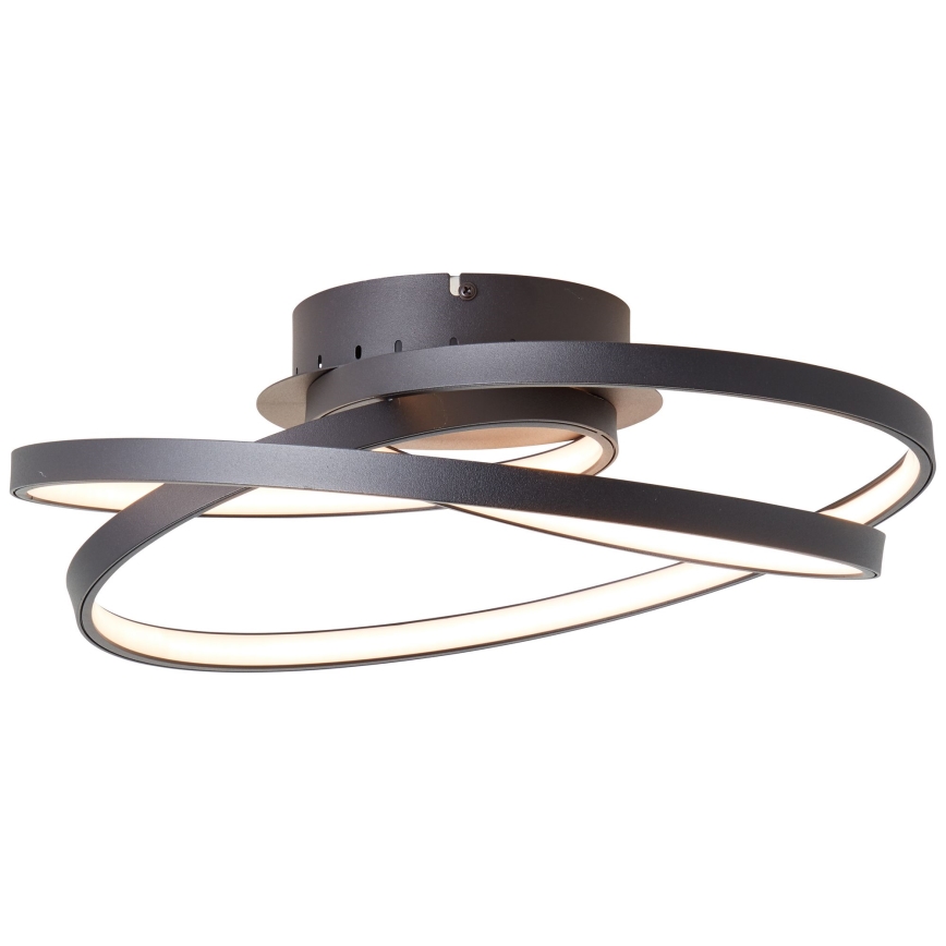 Brilliant - LED Plafondlamp LABYRINTH LED/40W/230V diameter 39,5 cm zwart