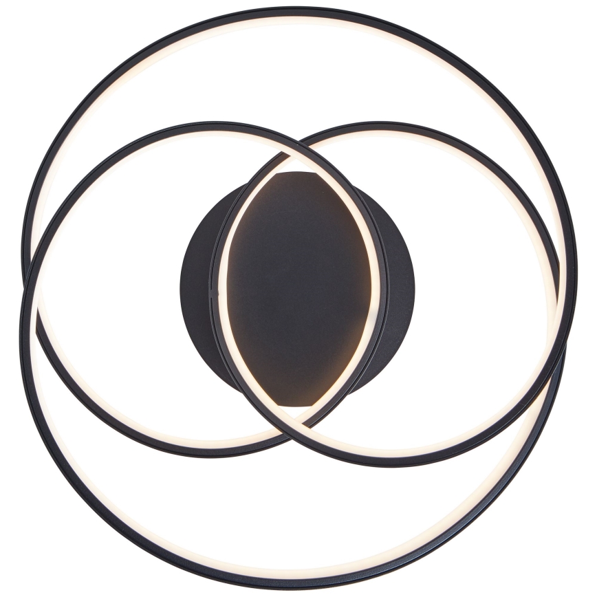 Brilliant - LED Plafondlamp LABYRINTH LED/40W/230V diameter 39,5 cm zwart