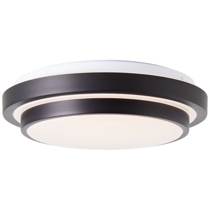 Brilliant - LED Plafondlamp MALMÖ LED/12W/230V 3000K diameter 34,5 cm zwart