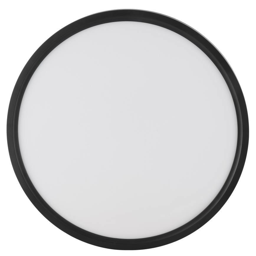 Brilliant - LED-plafondlamp met bewegings- en schemersensor GALO LED/26W/230V Ø 40 cm zwart