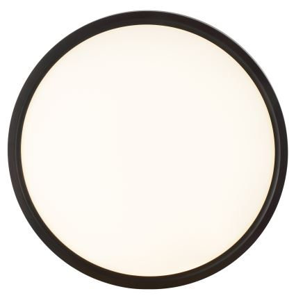 Brilliant - LED-plafondlamp met bewegings- en schemersensor GALO LED/26W/230V Ø 40 cm zwart